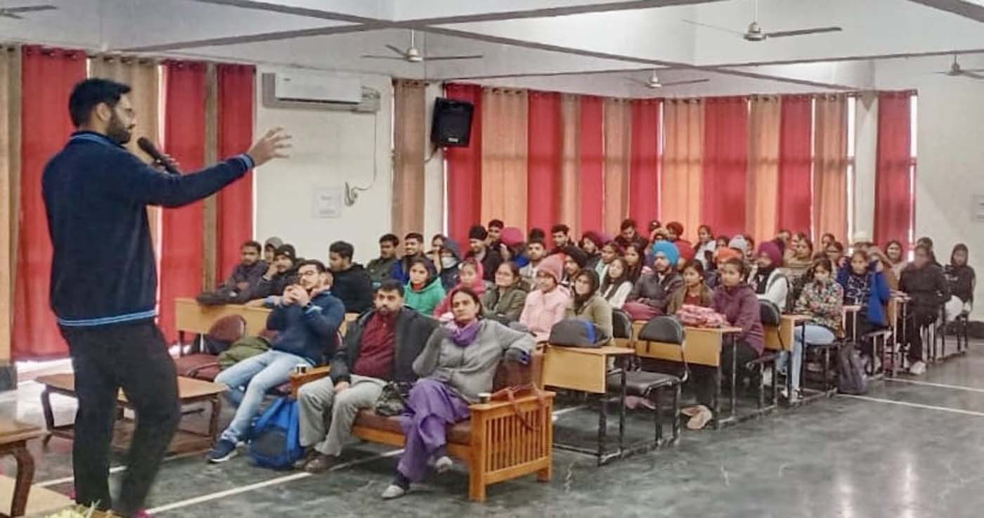 Conducted a lecture on Career Guidance and Placement Cell at Government College